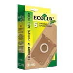 Пылесборник Ecolux ЕC200 для Electrolux,Philips,AEG, 3 шт (EX1)