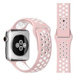 Купить Сменный ремешок Nuobi Sport ver.1 для Apple Watch 38/40mm White/Pink в МВИДЕО