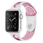 Купить Сменный ремешок Nuobi Sport ver.2 для Apple Watch 42/44mm White/Pink в МВИДЕО