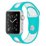 Купить Ремешок для смарт-часов Nuobi Sport ver.2 для Apple Watch 42/44mm Turquoise/Wh в МВИДЕО