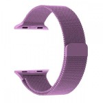 Купить Металлический ремешок Nuobi для Apple Watch 42/44 mm (Перламутрово-фиолетовый) в МВИДЕО