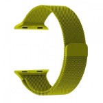 Ремешок Nuobi для Apple Watch 42/44 mm (Желто-зеленый)