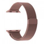 Металлический ремешок Nuobi для Apple Watch 42/44 mm (Розовый)