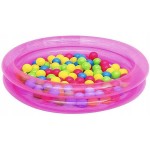 Купить Детский бассейн Bestway 51085 с шариками (Pink) в МВИДЕО