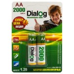 Купить Аккумуляторная батарея Dialog HR6/2000-2B 2 шт в МВИДЕО