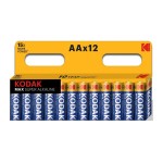 Купить Батарейки Kodak MAX LR6-12BL, 12 шт (30952799) в МВИДЕО