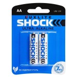 Батарейка Shock Батарейки Shock АА 2 штуки в блистере (BLUE)