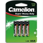 Купить Батарейки Camelion R03-4BL AAA, 4 шт в МВИДЕО