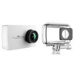 Видеокамера экшн Yi 4K комплект с аквабоксом белый