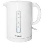 Электрочайник Ergolux ERGOLUX ELX-KH01-C01 белый (чайник пластиковый, с