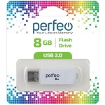 USB-флешка Perfeo 8GB C03 White