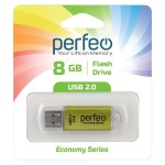 USB-флешка Perfeo 8GB E01 Gold economy series