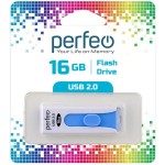 USB-флешка Perfeo 16GB S01 White