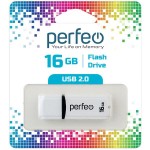 Купить USB-флешка Perfeo 16GB C02 White в МВИДЕО