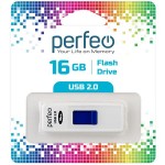 Купить USB-флешка Perfeo 16GB S03 White в МВИДЕО