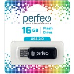USB-флешка Perfeo 16GB C06 Black
