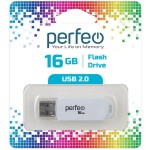 USB-флешка Perfeo 16GB C03 White