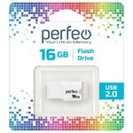 Купить USB-флешка Perfeo 16GB M01 White в МВИДЕО