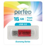 USB-флешка Perfeo 16GB E01 Red economy series