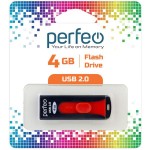 USB-флешка Perfeo 4GB S01 Black