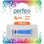 Купить USB-флешка Perfeo 4GB S01 White в МВИДЕО
