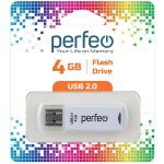 USB-флешка Perfeo 4GB C06 White