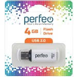 USB-флешка Perfeo 4GB C13 White