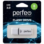 USB-флешка Perfeo 8GB C12 White