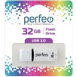 USB-флешка Perfeo 32GB C02 White