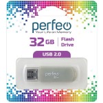 Купить USB-флешка Perfeo 32GB C03 Grey в МВИДЕО