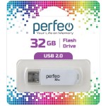 Купить USB-флешка Perfeo 32GB C03 White в МВИДЕО