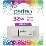 Купить USB-флешка Perfeo 32GB C01G2 White в МВИДЕО