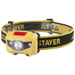 Туристический фонарь Stayer Master желтый/черный, 4 режима
