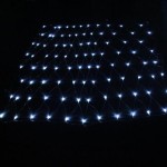 Светодиодная гирлянда-сетка NoBrand LED 200 лампочек, 5 режимов, 2 м (холодно - белая)