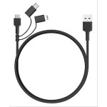 Купить Переходник Aukey CB-BAL5 USB to Lightning/USB-C/MicroUSB 1,2m в МВИДЕО