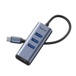 Адаптер Baseus Enjoy series Type-C to USB3.0*3+RJ45 port HUB