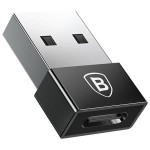 Адаптер Baseus Type-C female to USB male adapter converter Black