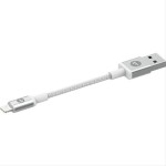 Кабели для мобильных устройств Mophie Кабель Mophie USB-A to Lightning. Длина 9см. Цвет белый.