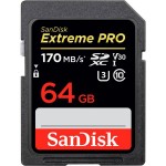 Карта памяти SDXC SanDisk 64GB Extreme Pro UHS-I U3 V30