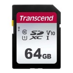Карта памяти SDHC Transcend 64GB (TS64GSDC300S)