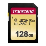 Карта памяти SDHC Transcend 128GB (TS128GSDC500S)