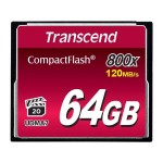 Купить Карта памяти CompactFlash Transcend 64GB (TS64GCF800) в МВИДЕО