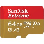 Карта памяти SanDisk microSDXC 64GB + адаптер (SDSQXA2-064G-GN6GN)