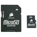Карта памяти SD Micro Corsair 2GB/SD Micro