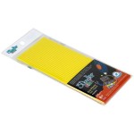 Эко-пластик Wobble Works к 3Д ручке 3Doodler Start, цвет желтый 24 шт