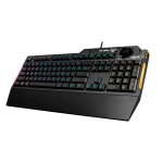 Купить Игровая клавиатура ASUS TUF Gaming K1 Black (90MP01X0-BKRA00) в МВИДЕО