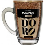 Кофе сублимированный Maximus в стеклянной кружке d`oro 70 г