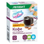 Кофе для похудения Леовит ХЗН жиросжигающий комплекс амаретто 10*2.5г