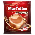 Кофе растворимый MacCoffee (3 в 1) "Strong", м/уп 16г*25*20 блок