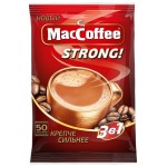 Кофе растворимый MacCoffee (3 в 1) "Strong", м/уп 16г*50*10 блок
